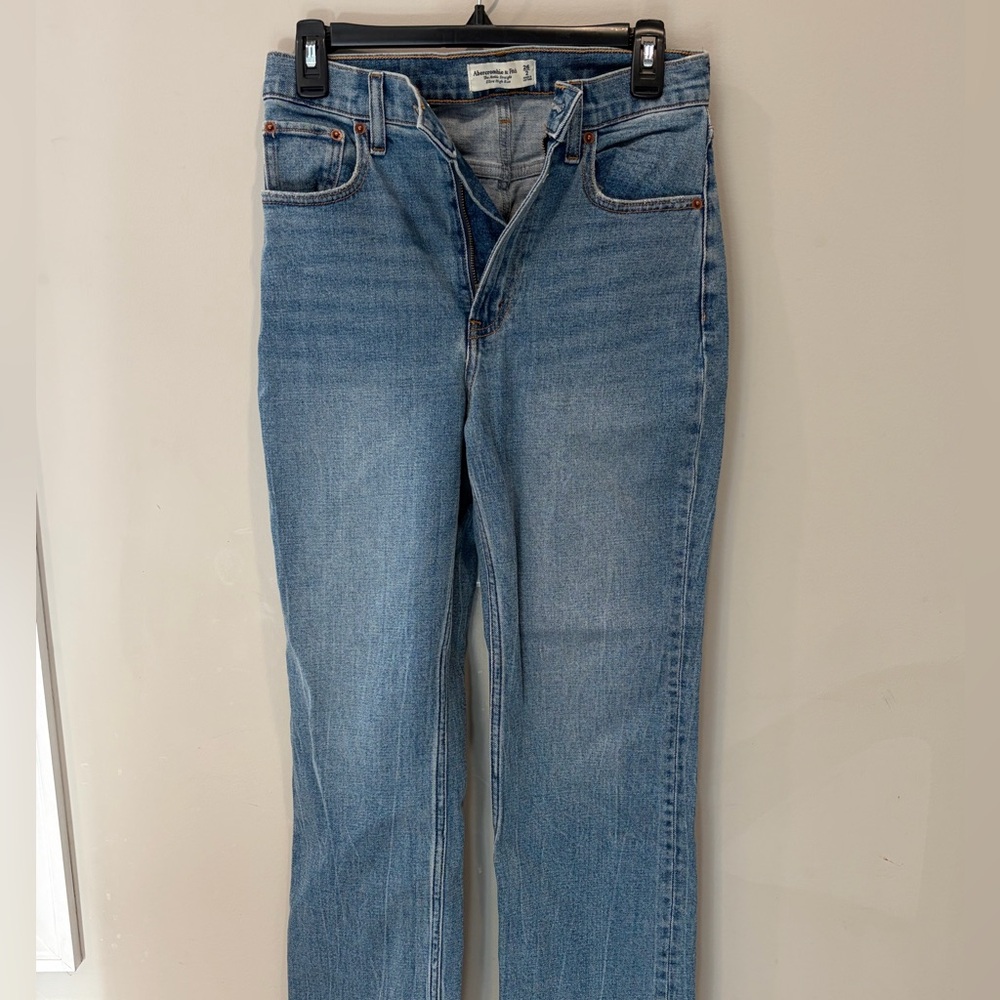 Classic Straight-Leg Blue Jeans
